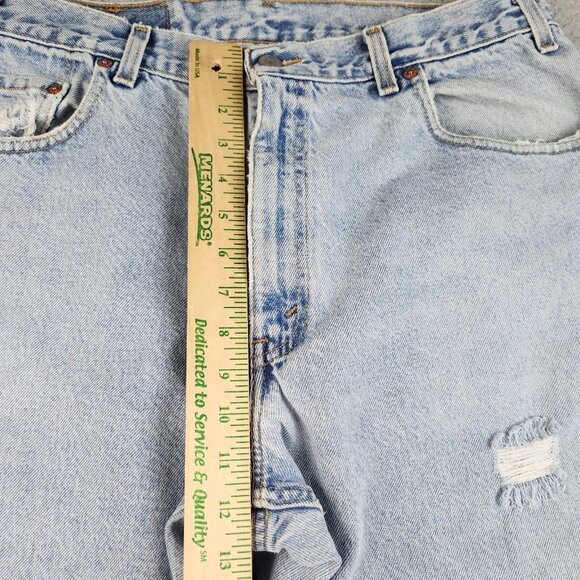 Vtg Levis 560 Mens 36x31 Loose Fit Tapered  Leg Jeans Light Wash Grunge Skater - Picture 6 of 11